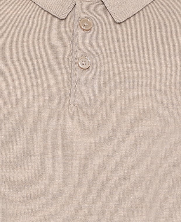 Langarm-Woll-Polo