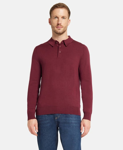 Langarm-Woll-Polo