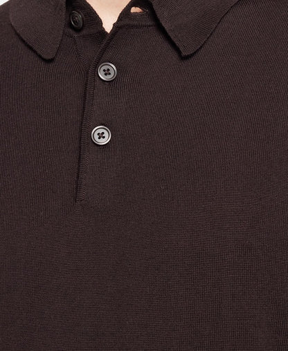 Langarm-Woll-Polo