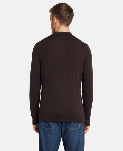 Langarm-Woll-Polo