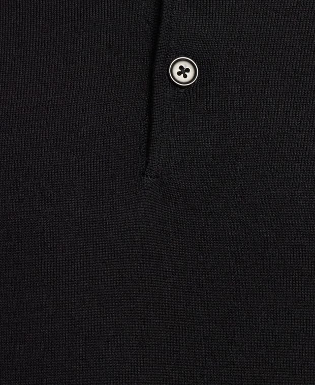 Langarm-Woll-Polo