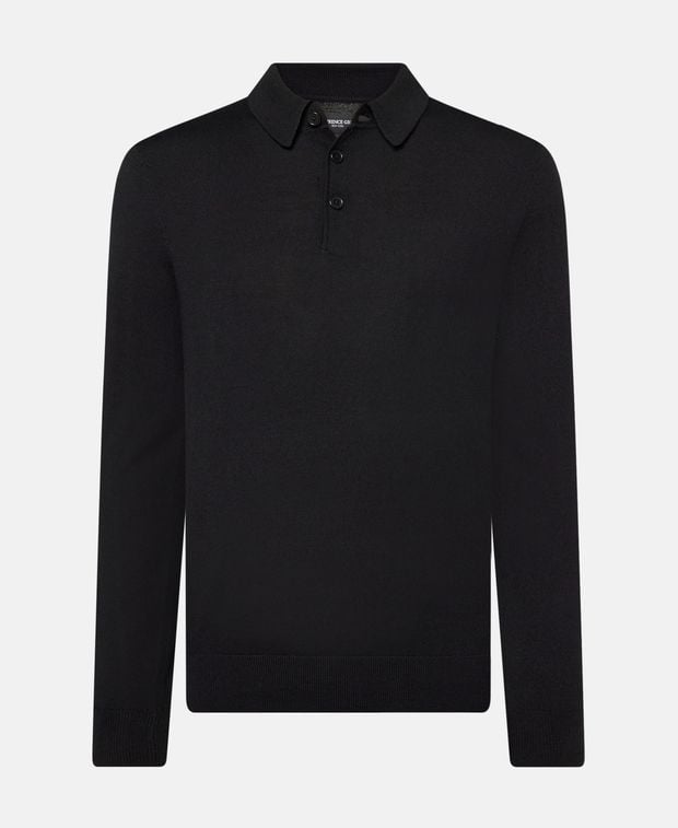 Langarm-Woll-Polo