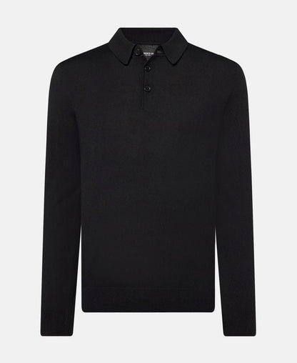 Langarm-Woll-Polo
