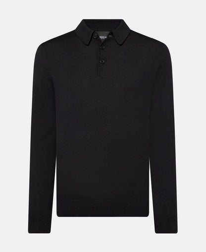 Langarm-Woll-Polo