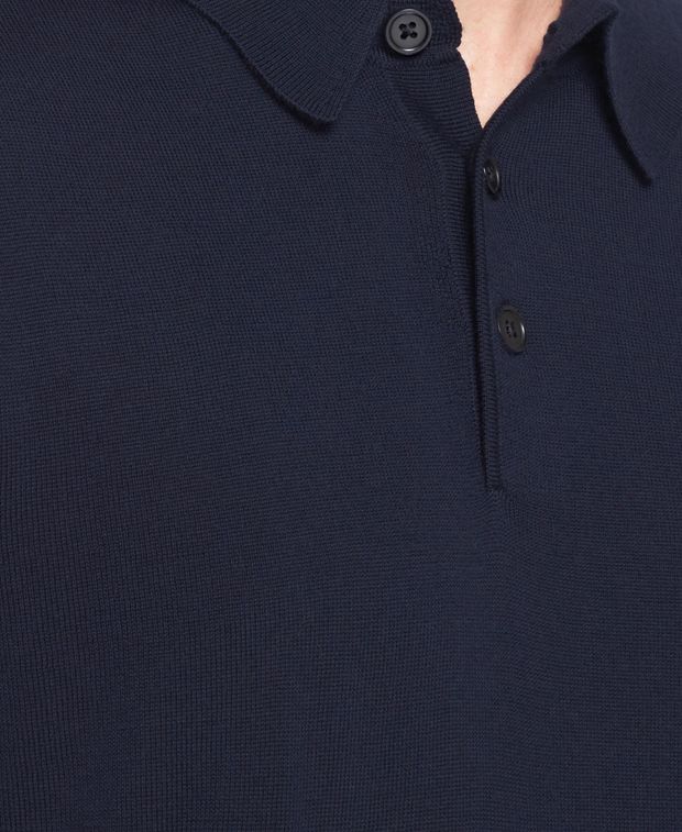 Langarm-Woll-Polo