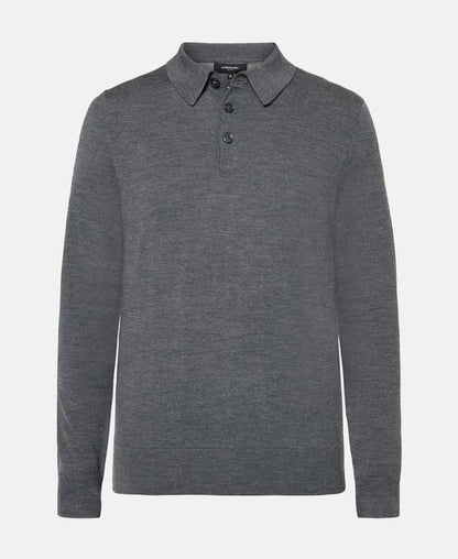 Langarm-Woll-Polo