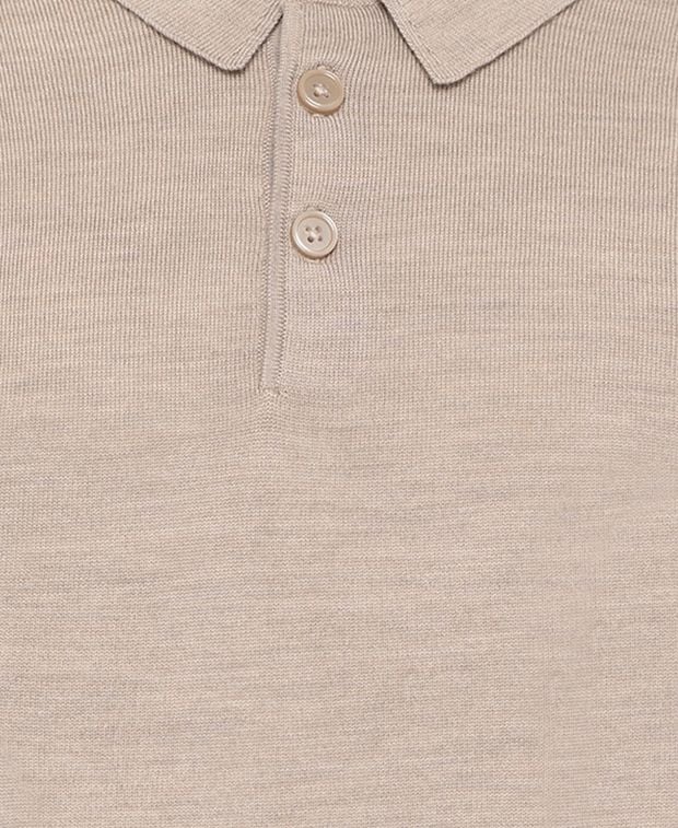 Langarm-Woll-Polo