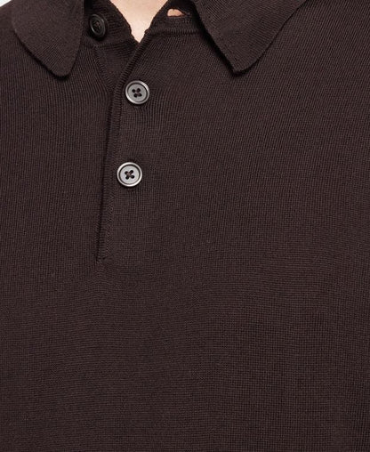 Langarm-Woll-Polo