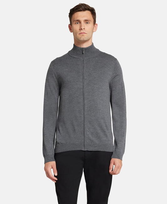 Woll-Strickjacke