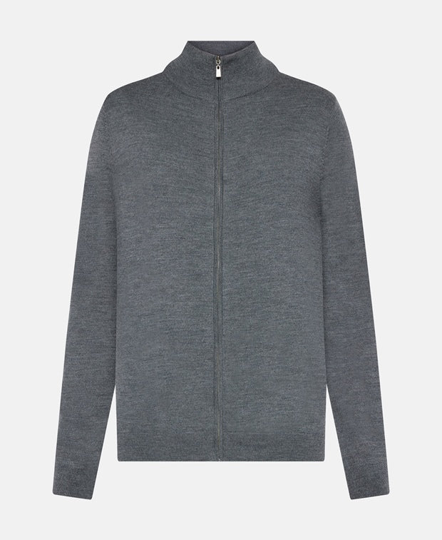 Woll-Strickjacke
