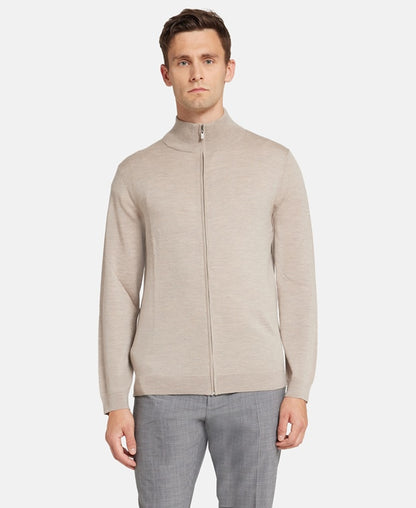 Woll-Strickjacke