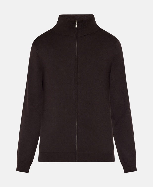Woll-Strickjacke