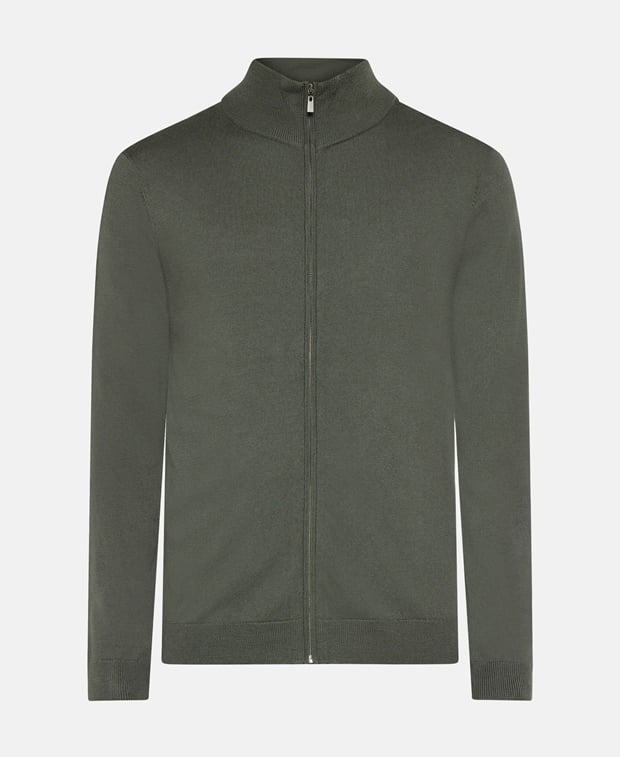 Woll-Strickjacke