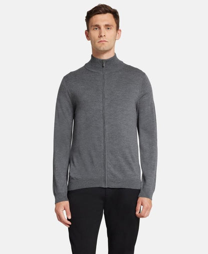Woll-Strickjacke