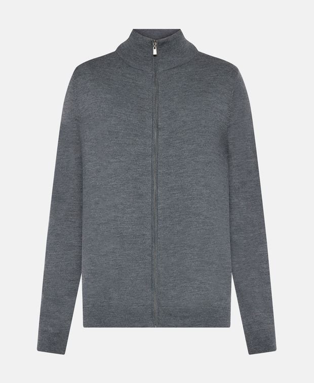 Woll-Strickjacke