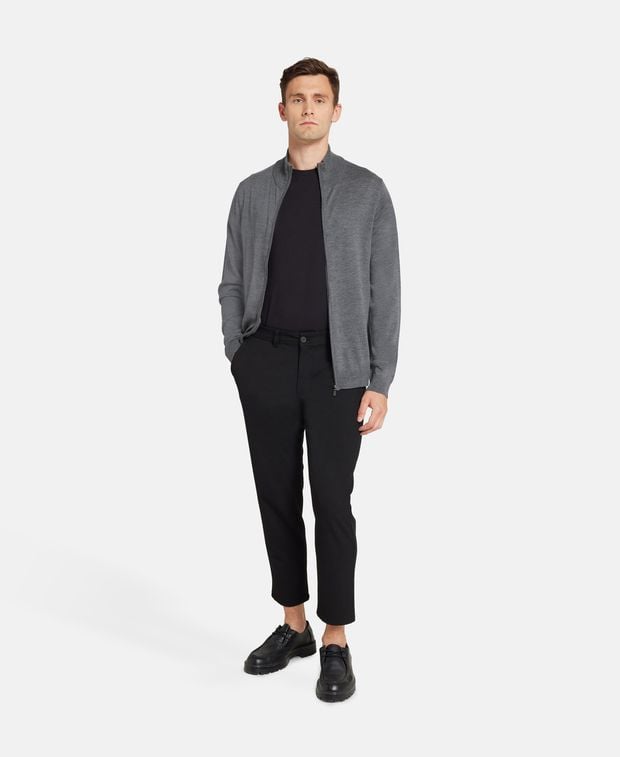 Woll-Strickjacke