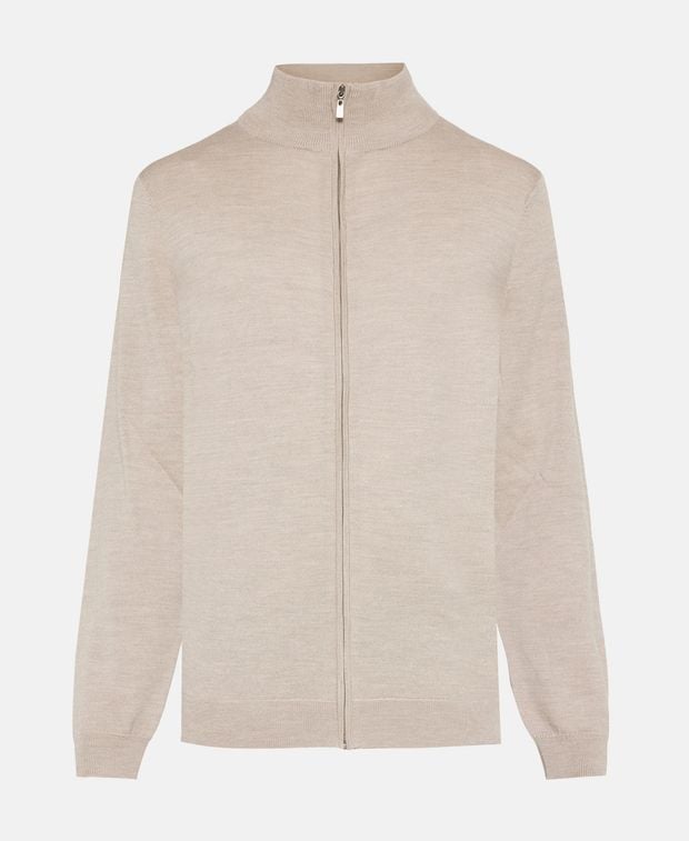 Woll-Strickjacke