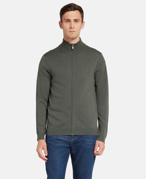 Woll-Strickjacke