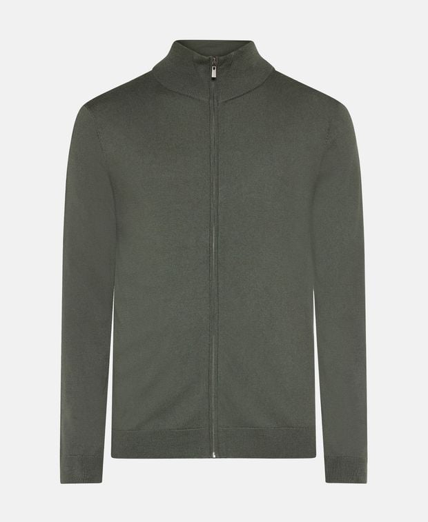 Woll-Strickjacke