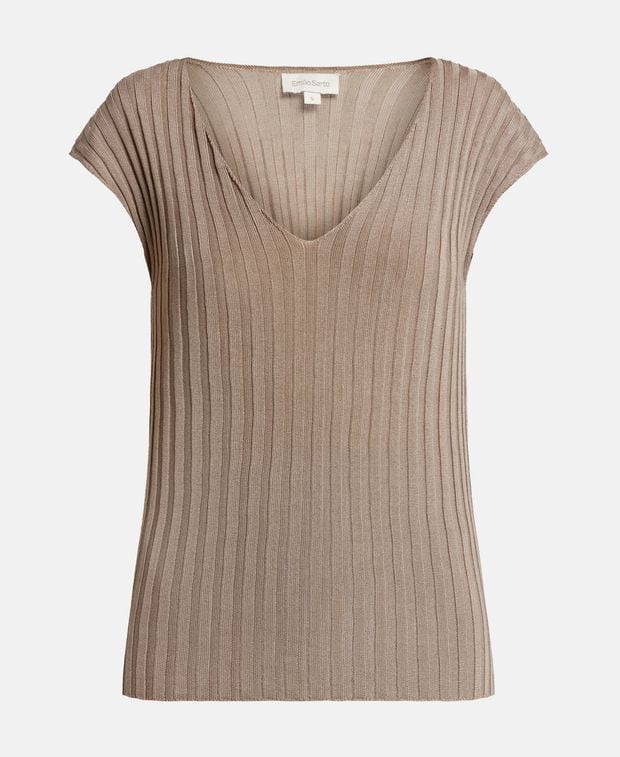 Kurzarmpullover