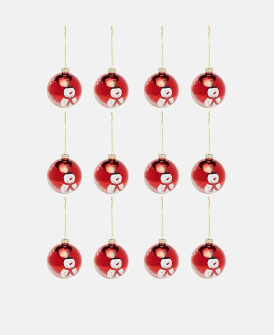 Weihnachtskugeln, 12er-Set