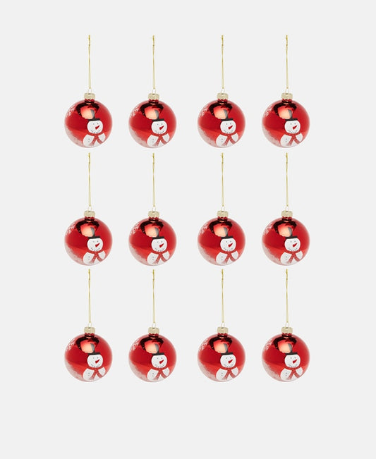 Weihnachtskugeln, 12er-Set