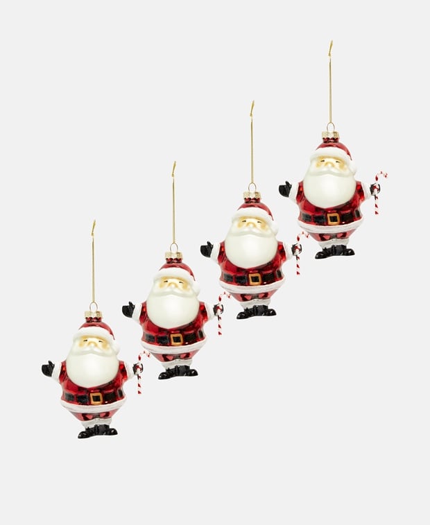 Weihnachtskugeln, 4er-Set