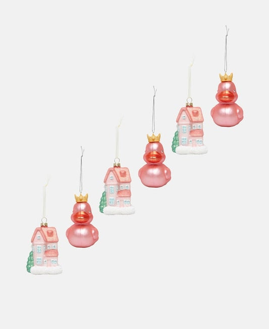 Weihnachtskugeln, 6er-Set