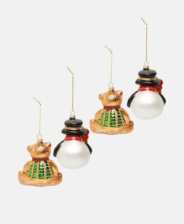 Weihnachtskugeln, 4er-Set