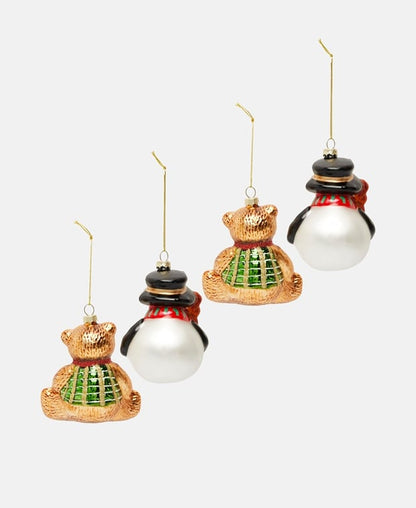 Weihnachtskugeln, 4er-Set