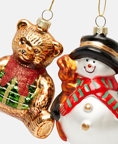 Weihnachtskugeln, 4er-Set