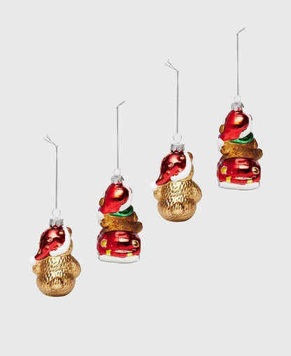 Weihnachtskugeln, 4er-Set