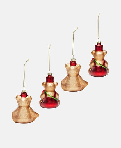 Weihnachtskugeln, 4er-Set