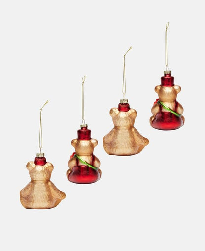 Weihnachtskugeln, 4er-Set
