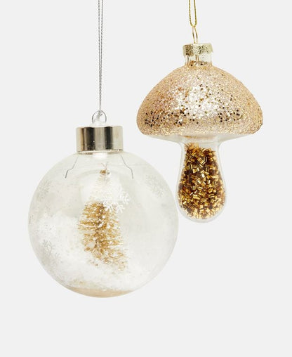 Weihnachtskugeln, 4er-Set