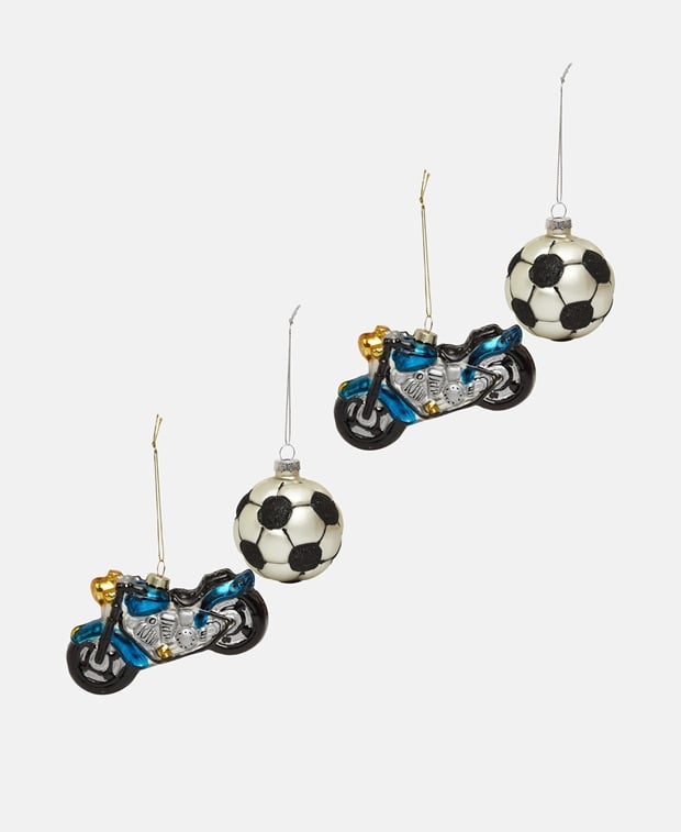Weihnachtskugeln, 4er-Set