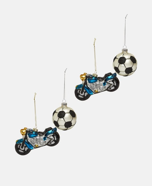 Weihnachtskugeln, 4er-Set