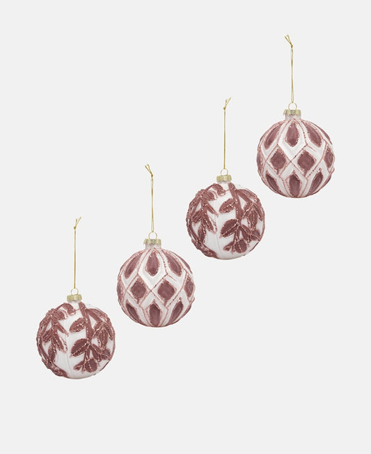 Weihnachtskugeln, 4er-Set