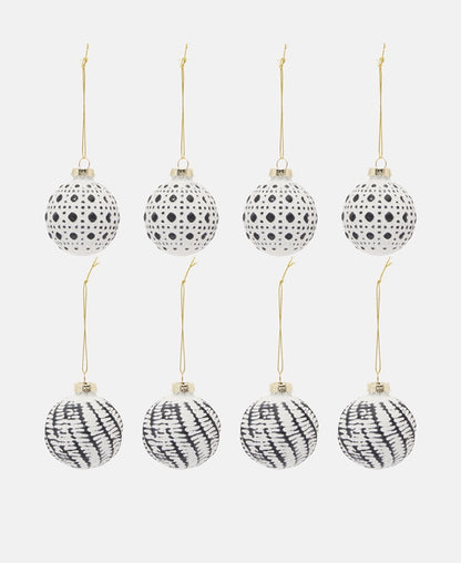 Weihnachtskugeln, 8er-Set