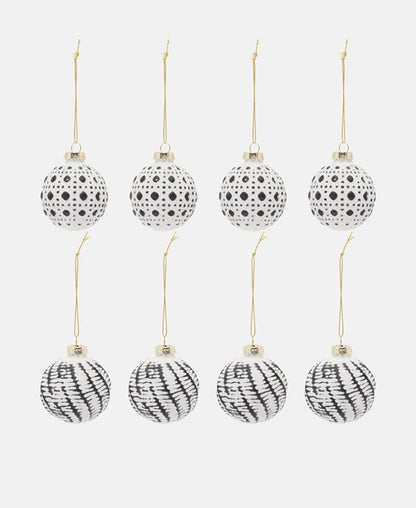 Weihnachtskugeln, 8er-Set