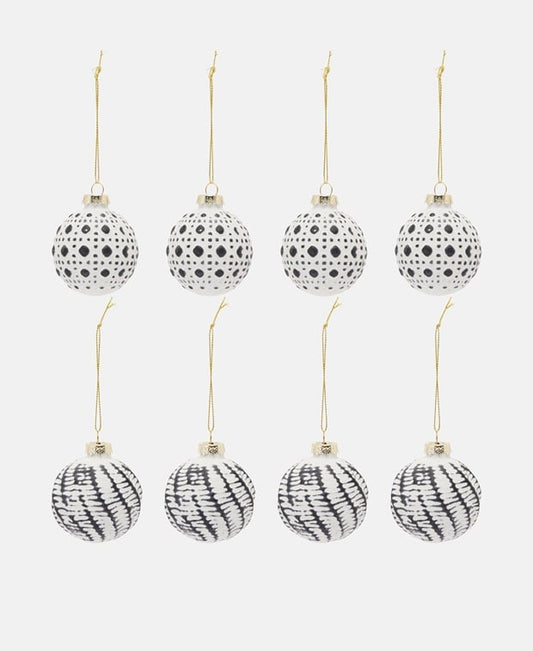 Weihnachtskugeln, 8er-Set