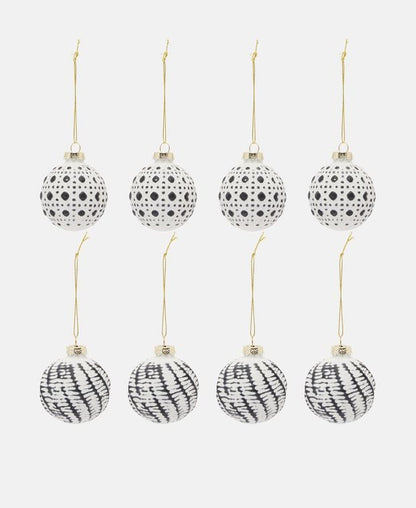 Weihnachtskugeln, 8er-Set