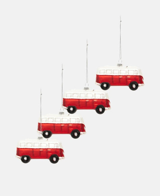 Weihnachtskugeln, 4er-Set
