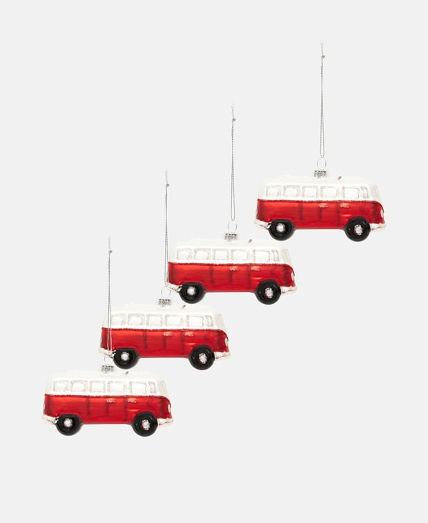 Weihnachtskugeln, 4er-Set