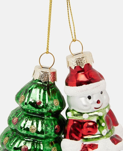 Weihnachtskugeln, 4er-Set