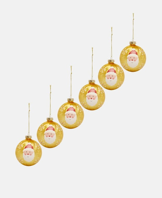 Weihnachtskugeln, 6er-Set