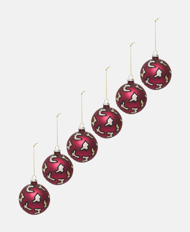 Weihnachtskugeln, 6er-Set