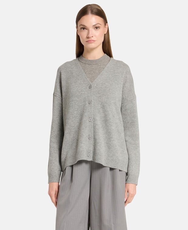 Kaschmir-Strickjacke