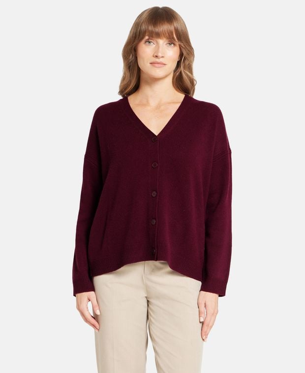 Kaschmir-Strickjacke