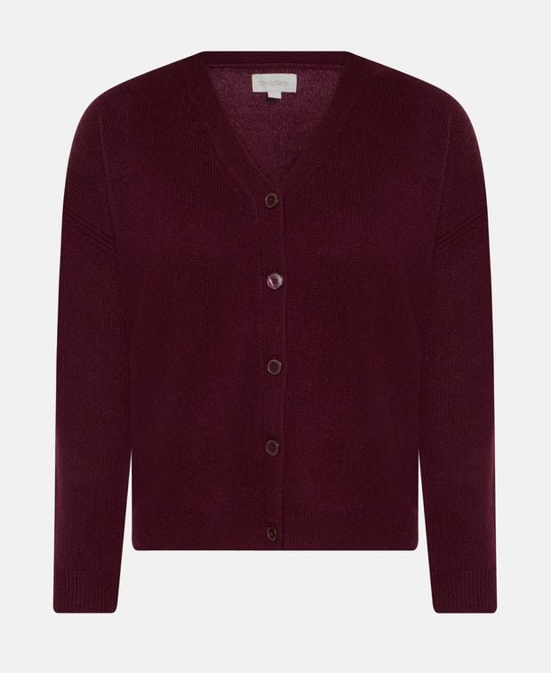 Kaschmir-Strickjacke